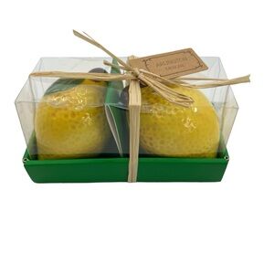 NEW Arlington Designs Lemon Salt & Pepper Shaker Set Ceramic